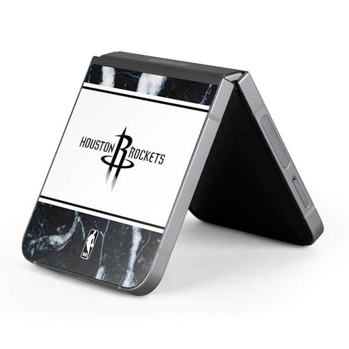 NBA Houston Rockets Marble Galaxy Z Flip6 Skin